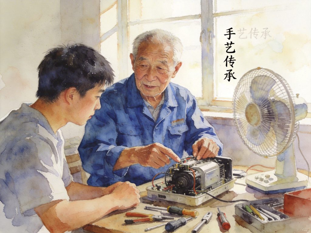 让每一位退休技工，手艺还能修东西