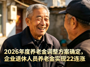 养老金22连涨传递"稳稳的幸福"